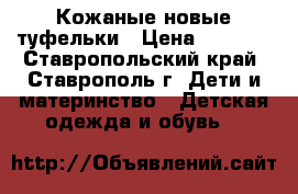 Кожаные новые туфельки › Цена ­ 1 000 - Ставропольский край, Ставрополь г. Дети и материнство » Детская одежда и обувь   